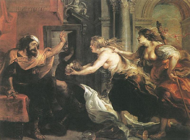 RUBENS, Pieter Pauwel Tereus Confronted with the Head of his Son Itylus China oil painting art